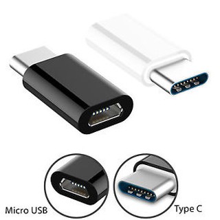 หัวแปลง Micro usb เป็น Type-C แปลงจากสายชาร์จ micro usb เป็น type C