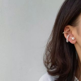 °•○ ต่างหูหนีบไข่มุกเซ็ท • Pearl Ear cuff Set