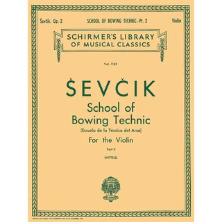 Sevcik School of Bowing Technics, Op. 2 – Book 2