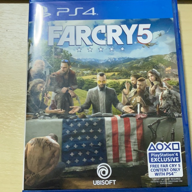 แผ่นเกม PS4 farcry5 มือสอง