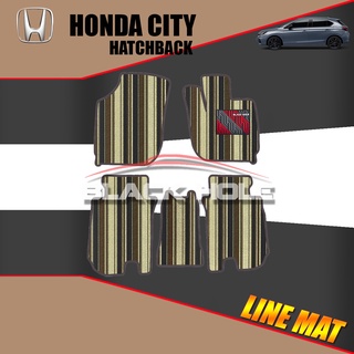 Honda City  5Door/Hatchback ปี 2020 - ปีปัจจุบัน Blackhole Trap Line Mat Edge (Set ชุดภายในห้องโดยสาร)