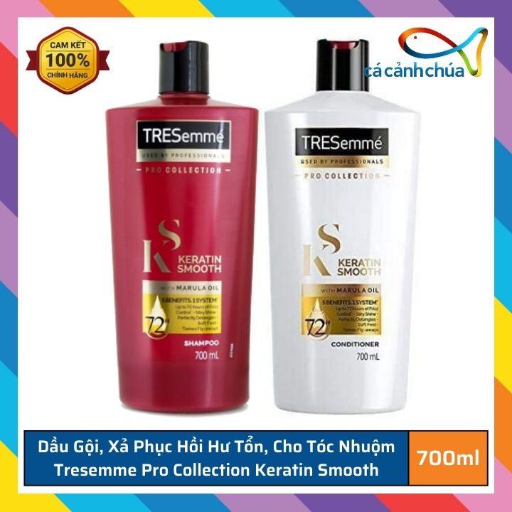 Tresemme Protection Collection Keratin Smooth Damaged And Regenerative Shampoo 700มล
