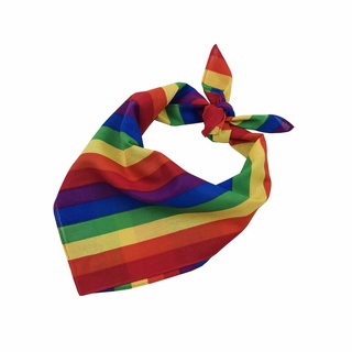 Azidianzi LGBT Pride Rainbow Bandana ที่คาดผม Unisex เกย์ Pride แถบสีผม