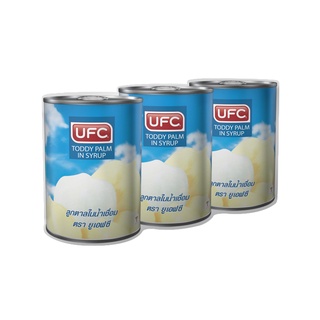 ยูเอฟซี ลูกตาลล้วนในน้ำเชื่อม 20 ออนซ์ x 3 กระป๋อง UFC Toddy Plam in Syrup 20 oz. x 3 Cans