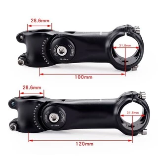 FMFXTR คอแฮนด์จักรยานยกปรับองศา Stem 28.6 / 31.8mm Aluminum Alloy Handlebar