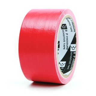 เทปผ้า 2นิ้วx8หลา สีแดง ใบโพธิ์ Cloth tape 2 inches x8 yds.