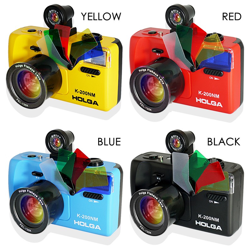 holga k - 200 nm felfv fisheye เลนส์กล้องถ่ายรูป lomo 135 มม. 4 สี
