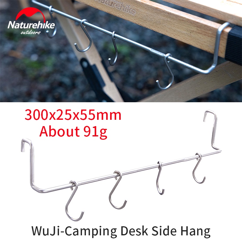 Naturehike ชั้นวางของสเตนเลส 304 น้ําหนักเบา 91 กรัม สําหรับตั้งแคมป์ ปิกนิก บาร์บีคิว