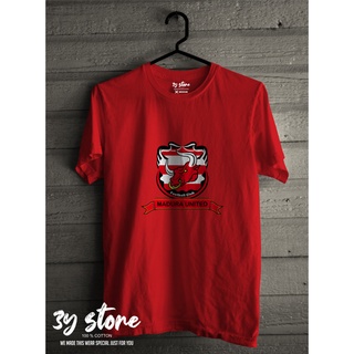 เสื้อยืดโอเวอร์ไซส์เสื้อยืด พิมพ์ลาย Madura UNITED Relax DISTRO 3Y STORES-3XL