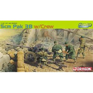 โมเดลประกอบ Dragon Models 1/35 DRA6444 5cm PAK 38 w/CREW