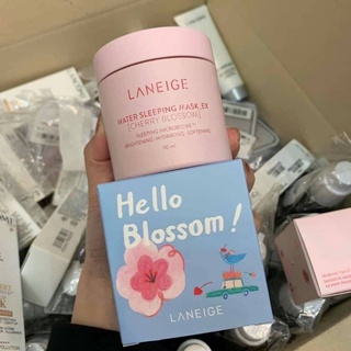 มาส์ก Laneige Hello Blossom Collection Water Sleeping Mask (Cherry Blossom) 70ml.