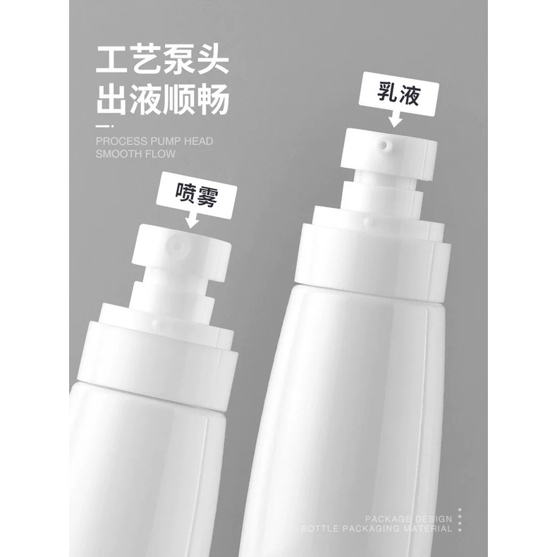 ขวดปั๊มเจล  PETG 30 /60 / 80 /100 ml โลชั่น เซรั่ม หนาเกรดส่งห้าง สินค้าพร้อมส่งในไทย