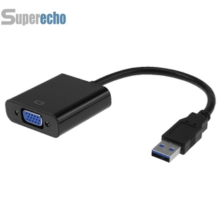 Sup Usb To Vga Adapter 1080 P Multi - Display อะแดปเตอร์แปลงสายเคเบิ้ล