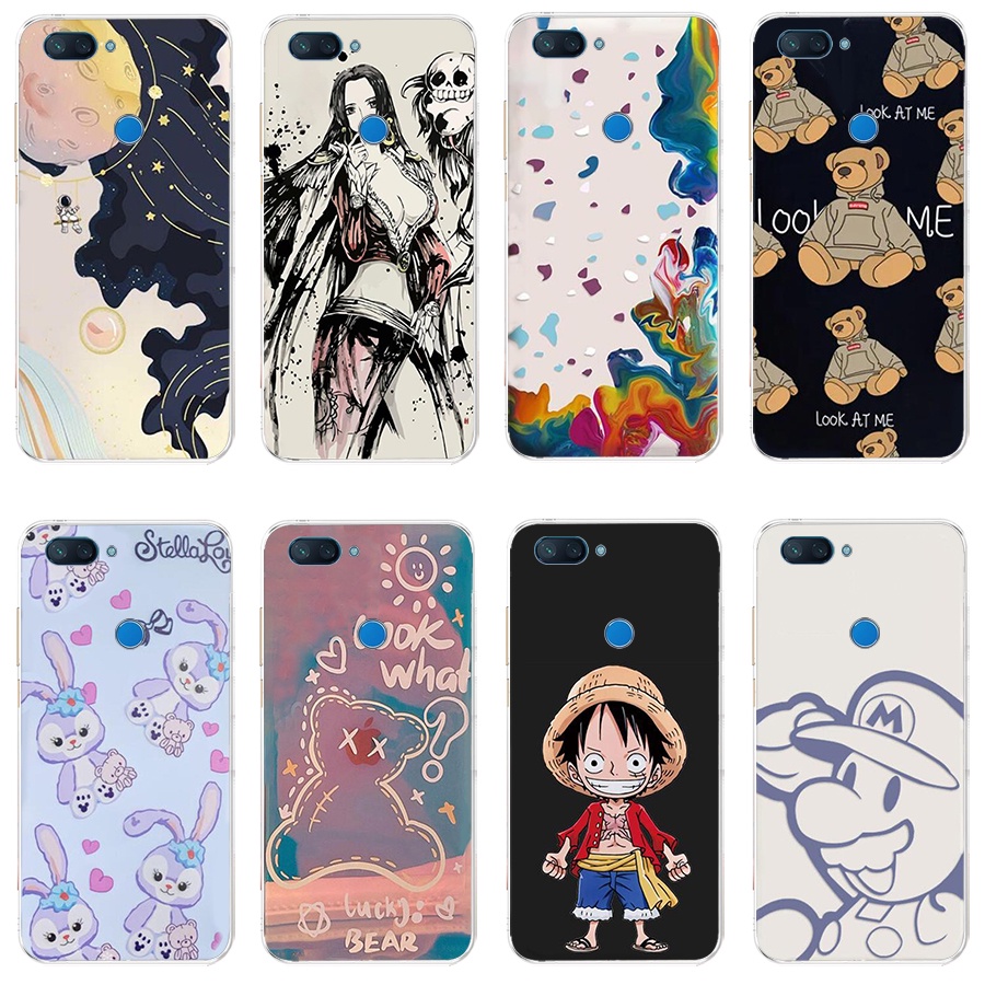 เคสโทรศัพท์มือถือ TPU ลายการ์ตูนน่ารัก สําหรับ Xiaomi mi 8 MI8 Lite mi 9 Poco X3 NFC Poco M3