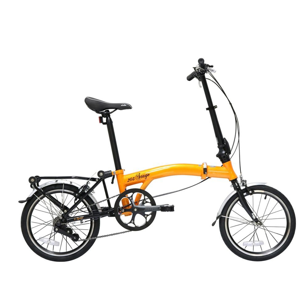 จักรยานพับ จักรยานพับ LA NEO STAGE 203 สีส้ม จักรยาน กีฬาและฟิตเนส FOLDING BIKE LA NEO STAGE 203 ORANGE
