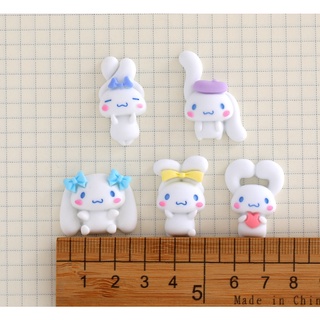 กิ๊บติดผมเรซิ่น ลายการ์ตูนสุนัข Sanrio Cinnamon diy อุปกรณ์เสริม สําหรับตกแต่งรถยนต์