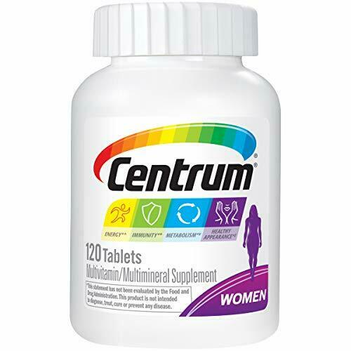 Centrum Multivitamin Multimineral Supplement for Women 120 Tablets