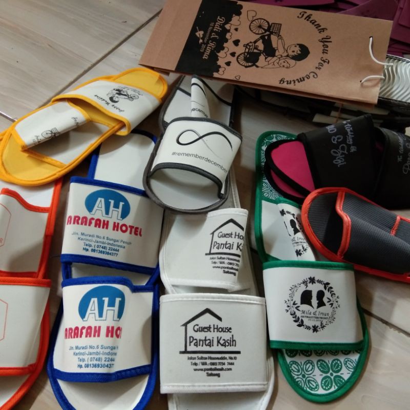 รองเท้าแตะโรงแรม Sleeper (งานสกรีนทั้งหมด)