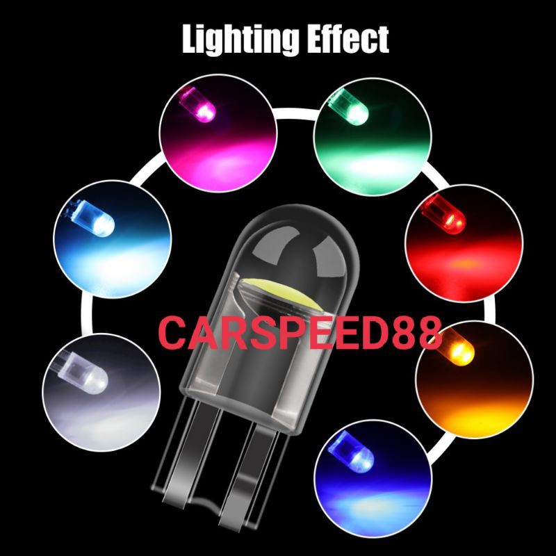 รถยนต์รถจักรยานยนต์ T10 ไฟ LED 1 ชิ้น