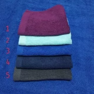 ผ้าเช็ดหน้า 12"x12" นิ้ว ขนคู่ 🇹🇭Cotton100% สินค้าผลิตในประเทศ