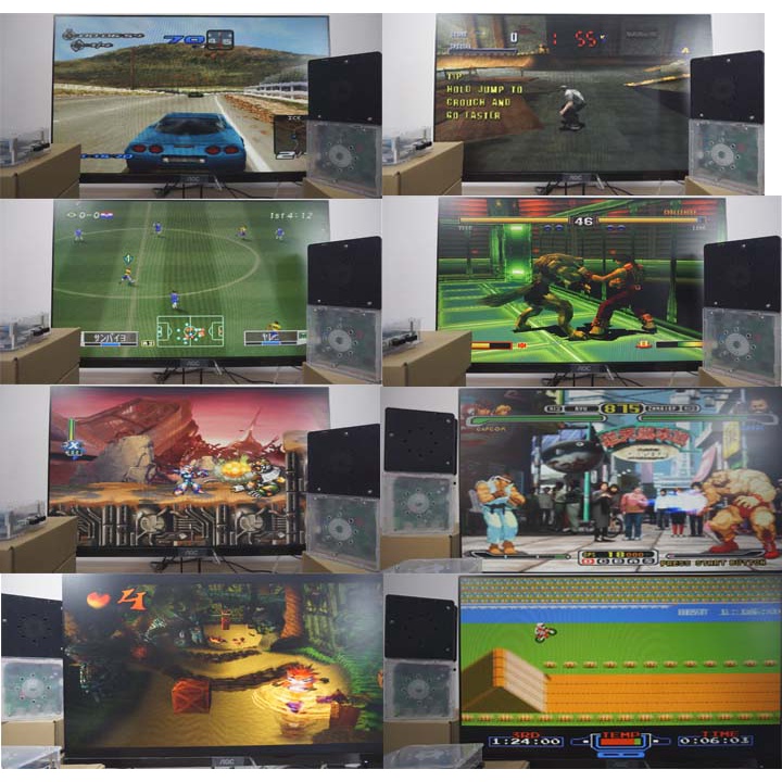 เครื่องเกม GAME BOX PLUS --ลงเกมให้พร้อมเล่นเซฟได้ตลอด--ใส่สูตร action replay ได้-- จอยไร้สาย 2 จอย