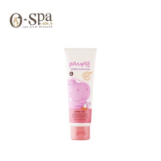 O-Spa Natural PAMPER ME Baby Shampoo &amp; Bath Wash – Almond &amp; milk  100 ml