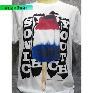 เสื้อวงนำเข้า Sonic Youth Bomb Pop Ice Cream 1991 Promo T-Shirt Kurt Cobain Nirvana Grunge Retro Style Vintage GildanS-5