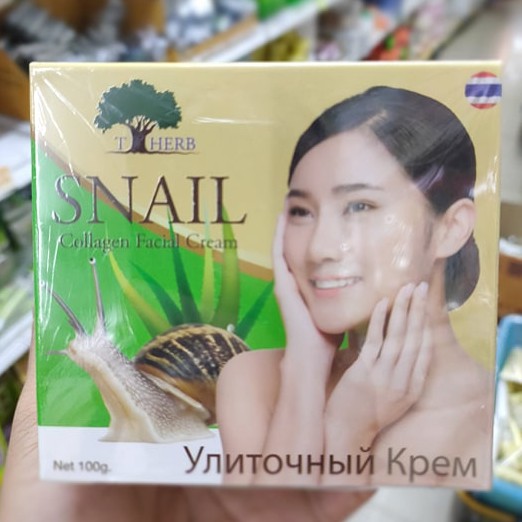 T HERB Snail Collagen Facial Cream 100g