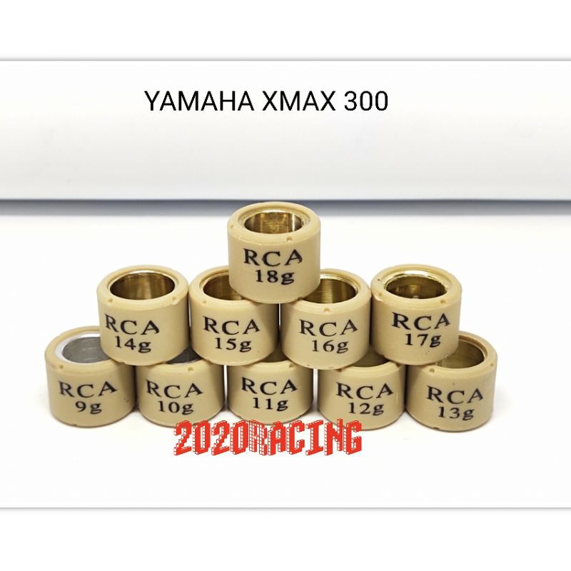 เม็ดแต่ง Xmax 300 น้ำหนัก 9g-18g ราคา 1 เม็ด 35 บาท