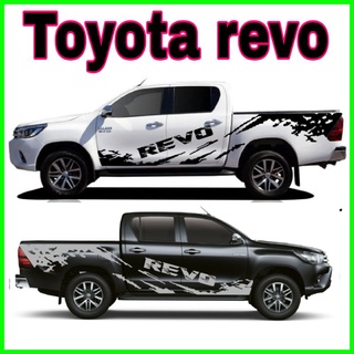 สติ๊เกอร์ติดรถยนต์ สติ๊กเกอร์ toyota revo สติ๊กเกอร์ลายสาดโคลน สติ๊กเกอร์รถกระบะ สติ๊กเกอร์ข้างประตู