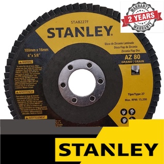 STANLEY กระดาษทรายซ้อน ขนาด 100 x 16มม 80G T27 รุ่น STA8227FP20