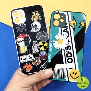 Oppo A15/A31 2020/A57 2022/A74 5g/A96 เคสมือถือกระจกพิมพ์ลาย กันเลนส์กล้อง รา