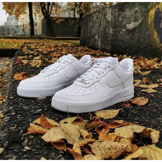 2 2 ลดอีก 200 ใส่ MS200FEB พร้อมส่ง ของแท้100Nike Air Force 1 '07 TRIPLE WHITE img 4