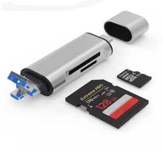 5-in-1 Type C OTG USB หญิงสำหรับ PC USB 3.0 อ่าน TF memory Card Reader อะแดปเตอร์คอมพิวเตอร์อุปกรณ์