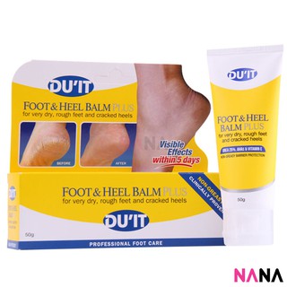 DUIT Foot &amp; Heel Balm Plus (for Very Dry, Rough Feet and Cracked Heels) 50g บาล์มทาส้นเท้าแตก เท้าแห้ง 50กรัม