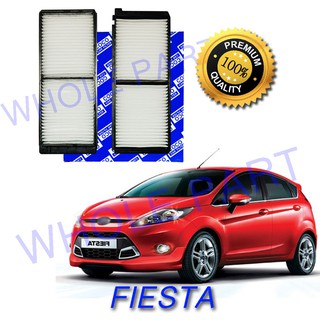 กรองแอร์ filter ฟิลเตอร์ แอร์รถยนต์  ฟิลเตอร์ ฟอร์ดเฟีสต้า FORD FIESTA