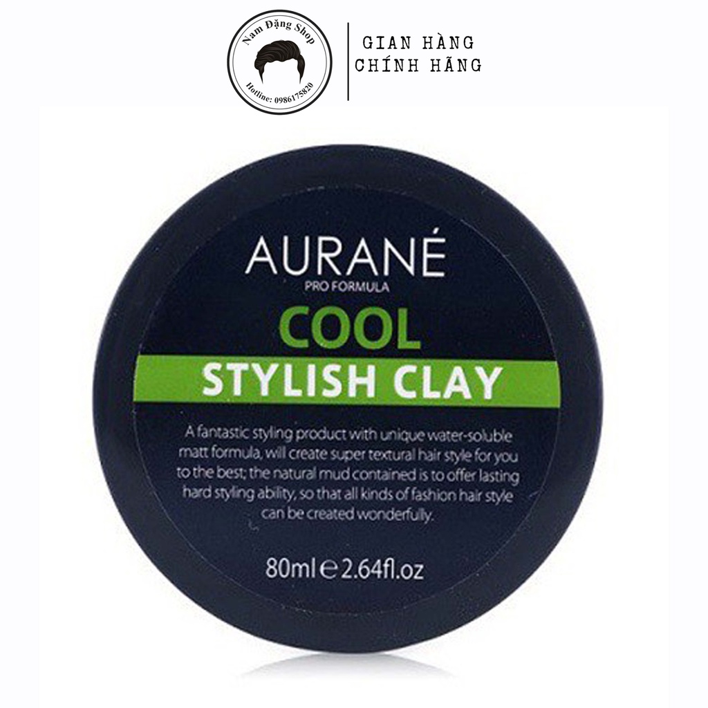 [Hanoi ] Aurane Cool Stylish Clay Men 's Hair Wax 80ml
