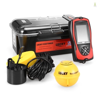 Flt LUCKY FF1108-1CLA เครื่องตรวจจับปลาไร้สาย แบบพกพา 100 ม. 300 ฟุต