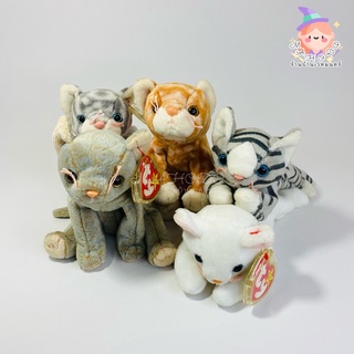 ตุ๊กตาแมว TY (มือสอง) ขนาด 7-8 นิ้ว ทีวาย The Beanie Babies Collection &amp; Original ตุ๊กตาแมวทีวาย แมวทีวาย ตุ๊กตาทีวาย