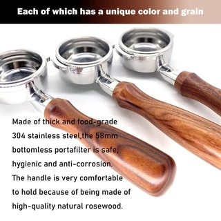 Ready in Stock✔️58mm (2หู) Portafilter stainless พร้อมในสต็อก-ก้านชงกาแฟ หัวชงกาแฟ