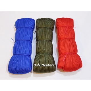 เชือกถักแบน เชือก PE แบน ขนาด ½ นิ้ว และ ¾ นิ้ว x ยาว 20 เมตร เชือกถัก เชือกแบน Flat Braided Rope TW60347827