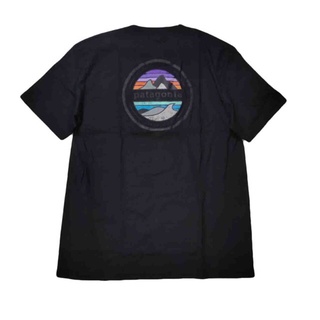 คอตต้อนคอกลม☂❁เสื้อยืด Patagonia เสื้อสตรีท Patagonia t shirtS-5XL