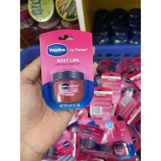 Vaseline Lip Therapy Rosy Lips 7g. วาสลีน ลิป เทอราพี สีแดง ช่วยดูแลริมฝีปาก