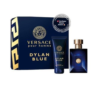 ของแท้!!! Versace Pour Homme Dylan Blue EDT 100 ml. gift set 2 ชิ้น (พร้อมส่งค่ะ)