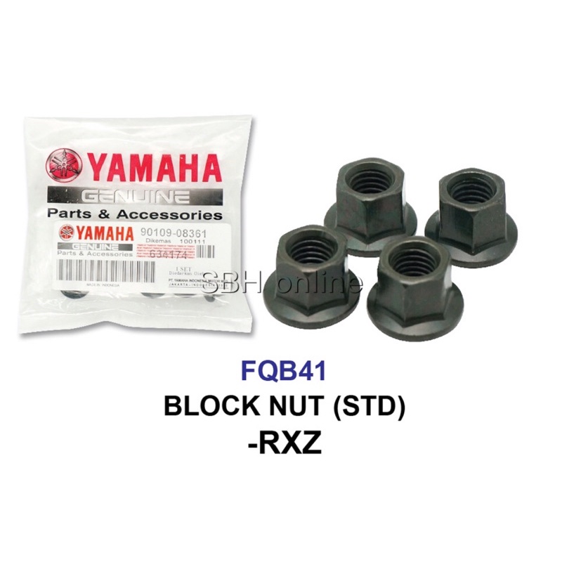 (4 ชิ้น) BLOCK NUT (STD) CYLINDER BLOCK BOLT NUT SET NUT BLOCK - RXZ