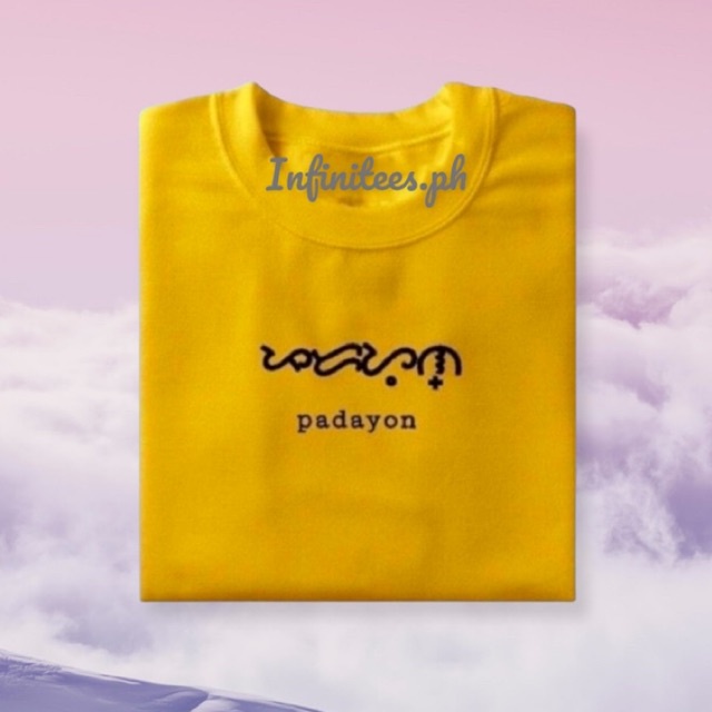 PADAYON BAYBAYIN Simple Esthetic Shirt Large Size/T-Shirt Unise.<=