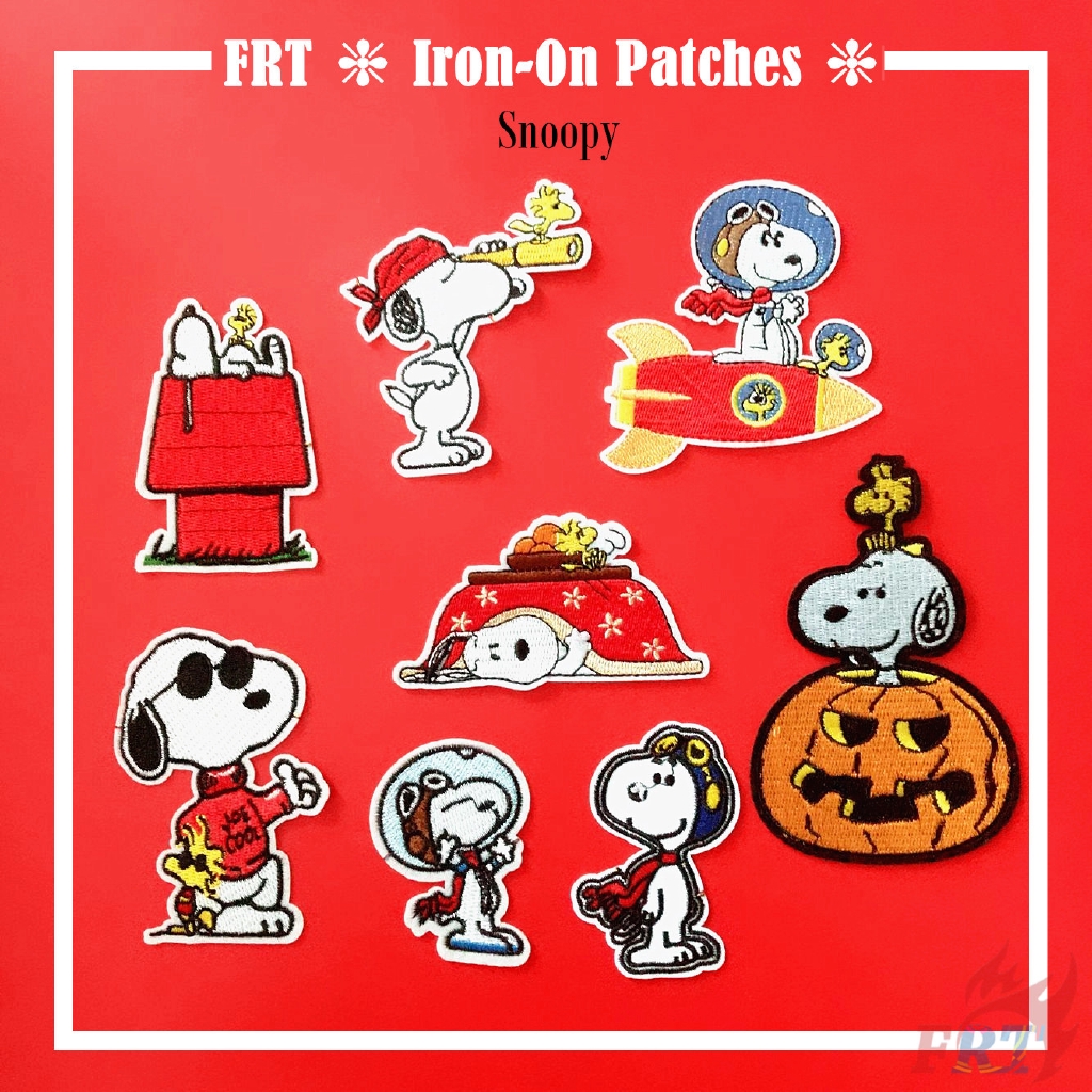 ☸ Cartoon：Snoopy Patch ☸ 1Pc Diy Sew on Iron on Badges Patches（Snoopy - Series 04）