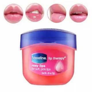 Vaseline Lip Therapy Rosy Lips Balm ลิปบาล์ม 7g ของแท้