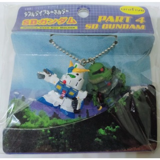 SD GUNDAM พวงกุญแจ Gundam &amp; Zaku ลิขสิทธิ์แท้