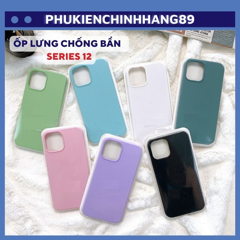 เคส Ip ป้องกันสิ่งสกปรกซิลิโคน Ip ฝาครอบขอบโลโก้ Apple สําหรับ iP Series 12 Ip 12/12pro/12promax/12m